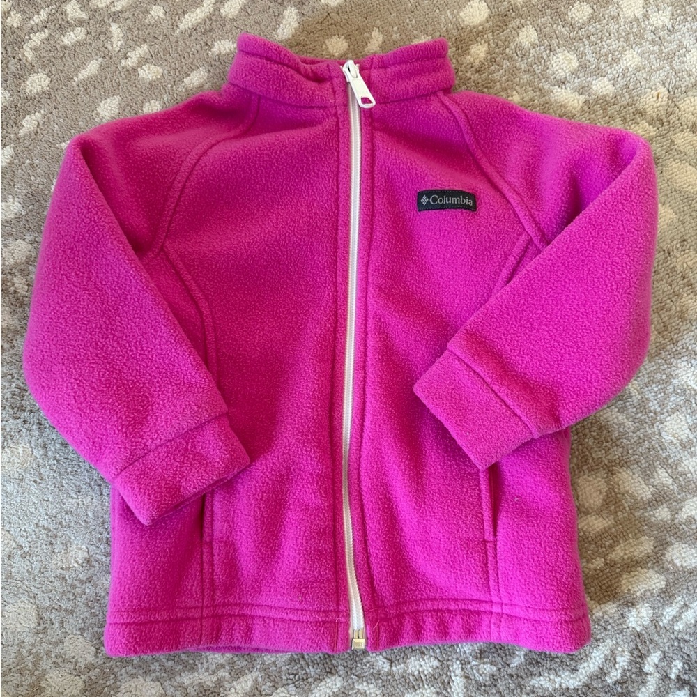 Columbia Vibrant Pink Fleece Jacket